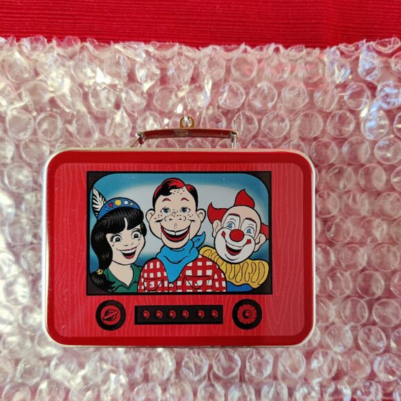 Vintage Hallmark Keepsake Howdy Doody Ornament Set - Lunchbox & Thermos - 1999 - Picture 5 of 14